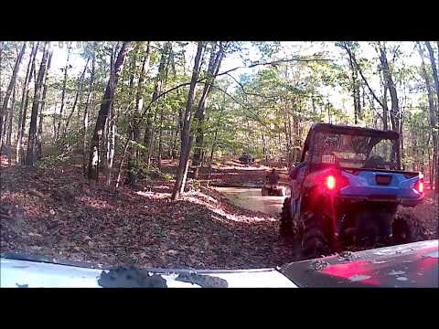 Sxs Atv Playing in a  mud hole