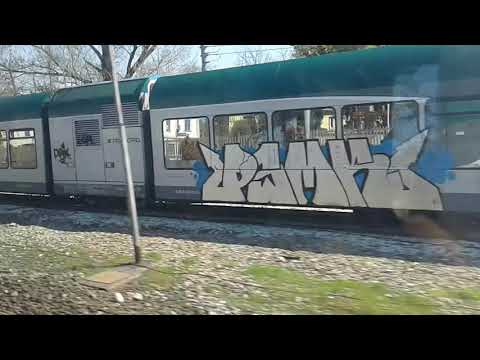 Sorpasso sul treno Suburbano S7