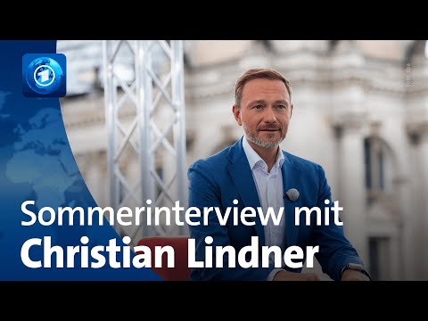 FDP-Chef Christian Lindner im ARD-Sommerinterview
