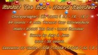 Rudolf The Red - Nosed Reindeer - Line Dance ( BM Leong )