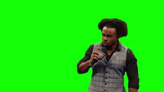 Xavier Woods "NOW you wanna come back?" green screen