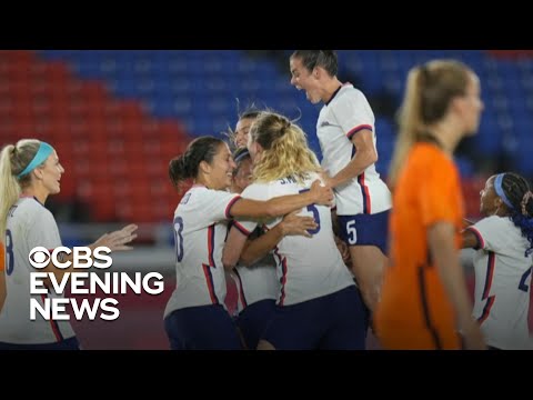 U.S. Olympic women's soccer team reaches semifinals in thrilling win