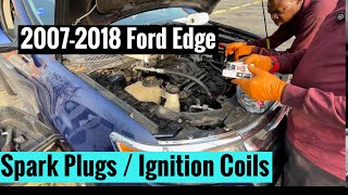 2007-2018 Ford Edge / Lincoln MKX Spark Plugs &  ignition coils  Replacement