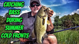 Bass fishing tactics for summer cold fronts- S13 eps01