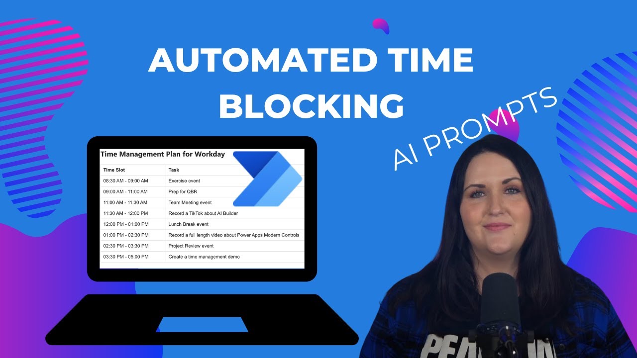 Time Blocking Plan with AI Prompts and Power Automate