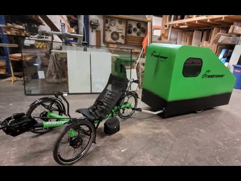 Probefahrt FaW Wo; Wohnanhänger; Wohnwagen selber bauen; Fahrradwohnwagen; FaWo; Teil 3 FaWoAn