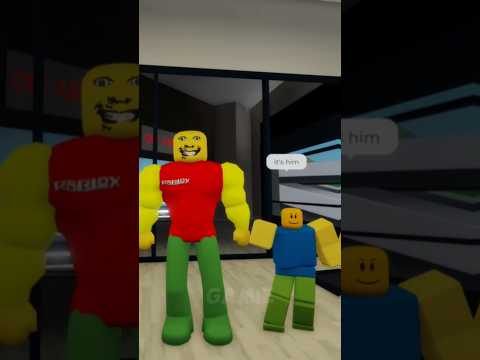 weird strict daddy is a body builder 💀 😈 #roblox #brookhavenrp