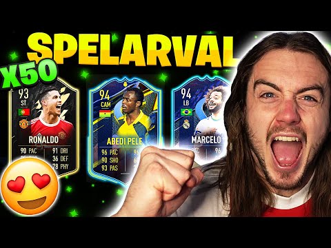 JAG ÖPPNADE 50x FUT CAPTAINS 81+ PLAYER PICKS OCH FICK DETTA!!- FIFA 22 SVENSKA