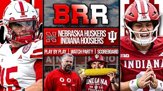 #25 Nebraska Cornhuskers vs #16 Indiana Hoosiers | LIVE | Scoreboard | Play By Play | Postgame