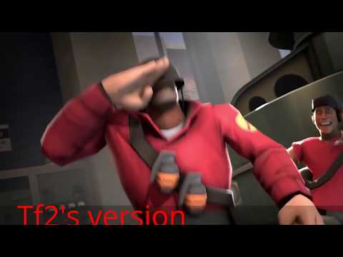 Kazotsky Kick (tf2 and real life comparison)