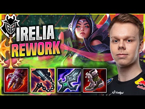 WUNDER IS INSANE WITH IRELIA REWORK! - G2 Wunder Plays Irelia TOP vs Sett! | Patch 11.14