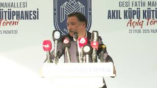 GESİ FATİH MAHALLESİ AKIL KÜPÜ KÜTÜPHANESİ AÇILIŞ