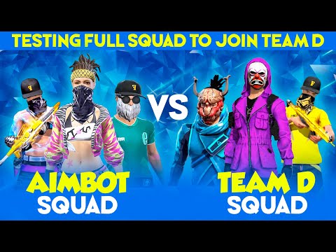 Testing New Squad To join Team D