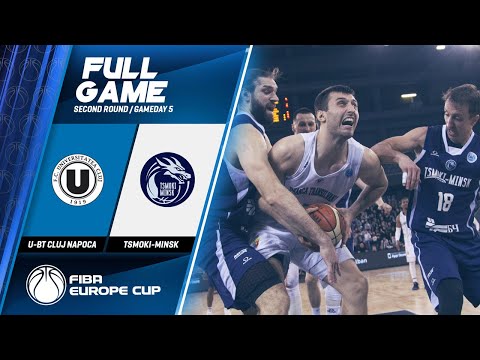 U-BT Cluj Napoca v Tsmoki-Minsk - Full Game - FIBA Europe Cup 2019-20