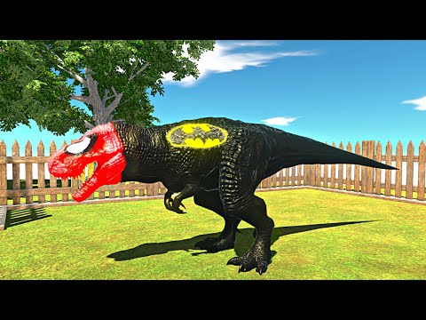 🦇 BatSpiderman TREX JUNGLE DEATHRUN !! -Animal Revolt Battle Simulator⚡️