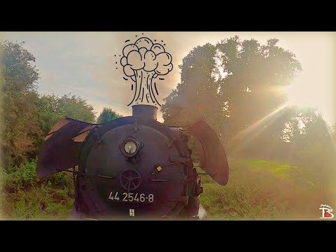 Steam locomotive 44 2546-8 | Three cylinders | Pure sound and goosebumps!