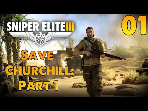 Sniper Elite 3 Save Churchill Part 1: In Shadows DLC Gameplay Walkthrough Part 1 - No Commentary