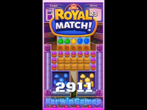 Royal Match Level 2911 - No Boosters Gameplay