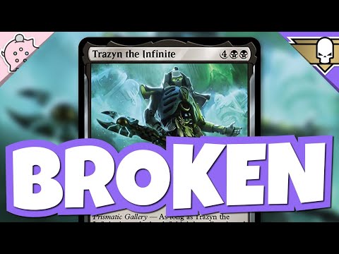 This Commander is Broken! | Trazyn the Infinite | Warhammer 40K Spoilers | Magic the Gathering
