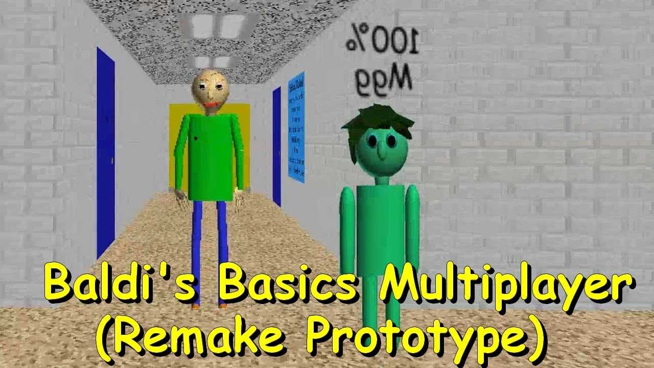 Baldi's Basics Multiplayer Remake Prototype (Baldi's Basics Mod)