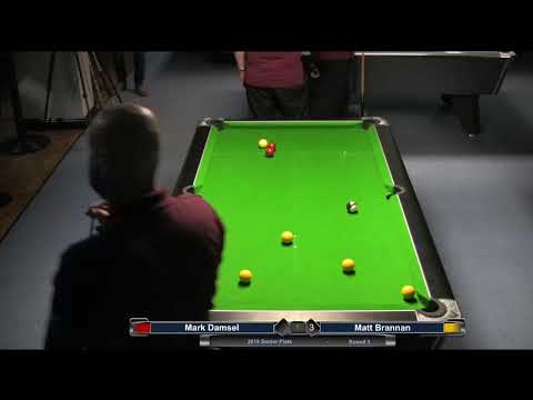 2019 Senior Plate 5 - Round 3 - Mark Damsel v Matt Brannan