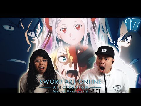 YUNA AND EIJI VS POH! Sword Art Online Alicization: War of the Underworld Episode 17 Reaction