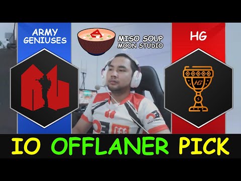 Io offlaner pick - Army Geniuses vs holy grail Moon Studio Miso Soup Dota 2