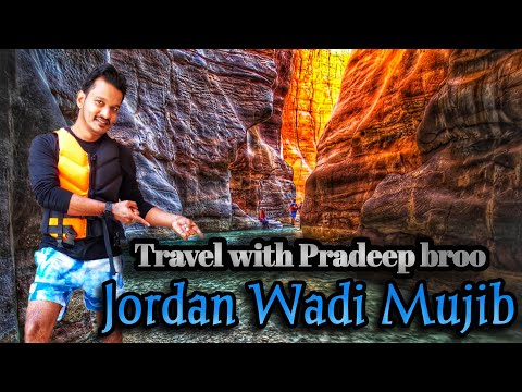 Travel with Pradeep broo Jordan Wadi Mujib | Water Drafting Wadi Mujib | Wadi Mujib Mountain.