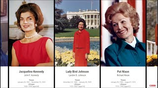 Timeline of First Ladies of the United States (1789-2021)