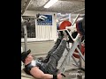 Kill Your Quads - 310kg narrow stance leg press 10 reps for 5 sets under 90 degrees