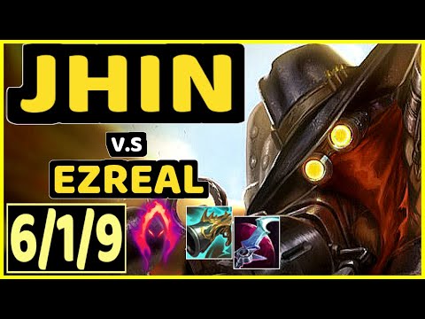 ACHUU (JHIN) vs EZREAL - 6/1/9 KDA BOTTOM ADC GAMEPLAY - EUW Ranked MASTER