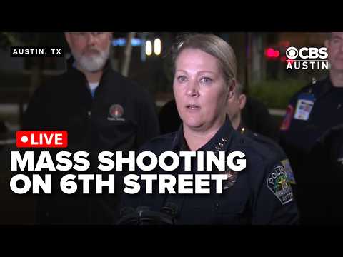 WATCH LIVE: Police Press Conference | Downtown Austin Mass Shooting