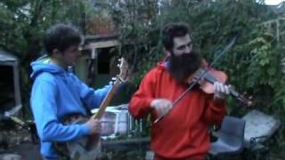 Ed Hicks (banjo) and Aaron Jonah Lewis (fiddle) play 'Darling Corey'