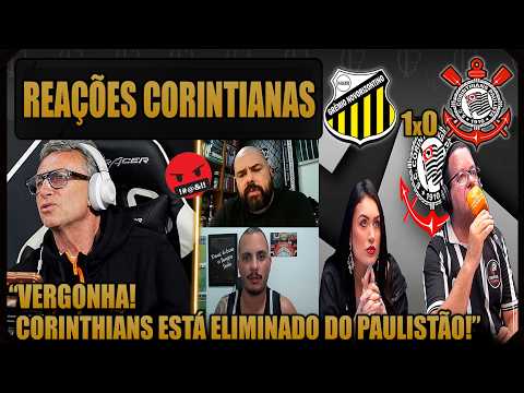REAÇÕES dos CORINTIANOS - NOVORIZONTINO 1x0 CORINTHIANS - ELIMINADO DO PAULISTÃO - VAMOS RIR!