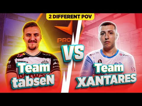 Team tabseN vs Team XANTARES - 2 Different POV - Faceit Pro League | CSGO