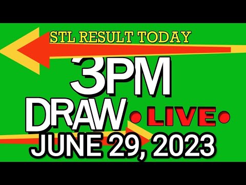 LIVE 3PM STL RESULT TODAY JUNE 29, 2023 LOTTO RESULT WINNING