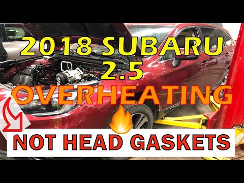 2018 Subaru Outback 2.5 Engine Overheating defective engine block, stripped head bolt holes