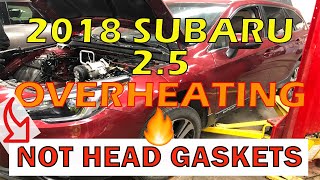 2018 Subaru Outback 2.5 Engine Overheating defective engine block, stripped head bolt holes