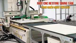 MÁY CNC NESTING IN TEM FULL LINE THAY DAO TỰ ĐỘNG Tải nặng tại Cty Nội Thất 190