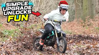 THE SIMPLE ELECTRIC DIRT BIKE UPGRADE THAT UNLOCKS FUN - XMAS SPECIAL!