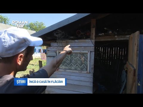 Încă o casă în flăcări