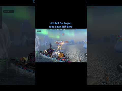 HNLMS De Ruyter Engages RU Bora in Arctic Showdown #modernwarships