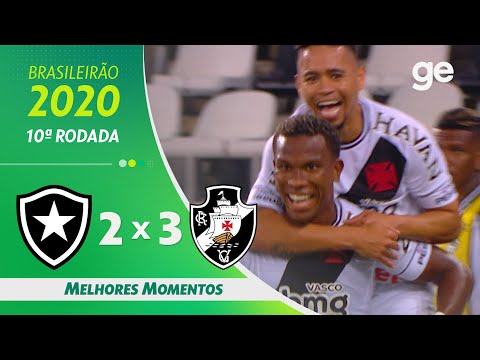 BOTAFOGO 2 X 3 VASCO | MELHORES MOMENTOS | 10ª RODADA BRASILEIRÃO 2020 | ge.globo
