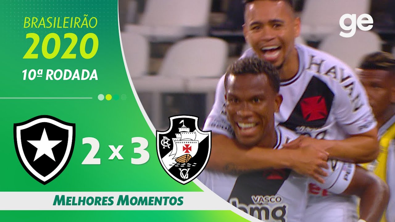 VÍDEO: Gols e melhores momentos de Botafogo 2×3 Vasco pelo Campeonato Brasileiro