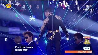【LAY/張藝興】ZhangYiXing BOSS Performance HuNan  Mango TV New Year EVE.