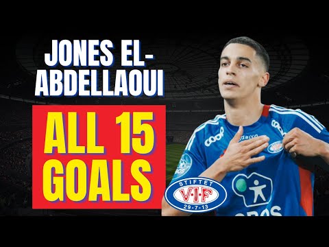 Jones El-Abdellaoui - ALL 15 GOALS FOR VALERENGA IF | Skills & Highlights 