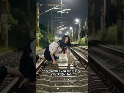 Paranormal entities #3: Teke Teke 🔞 #teketeke #japaneselegends  #horror  #mystery  #creepypasta