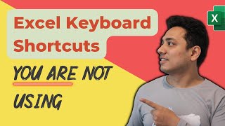 10 Excel Keyboard Shortcuts (Probably YOU are NOT Using)