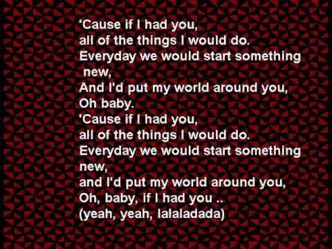Claude Kelly- If I Had You with Lyrics