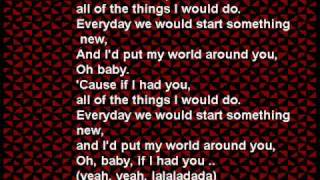 Claude Kelly- If I Had You with Lyrics